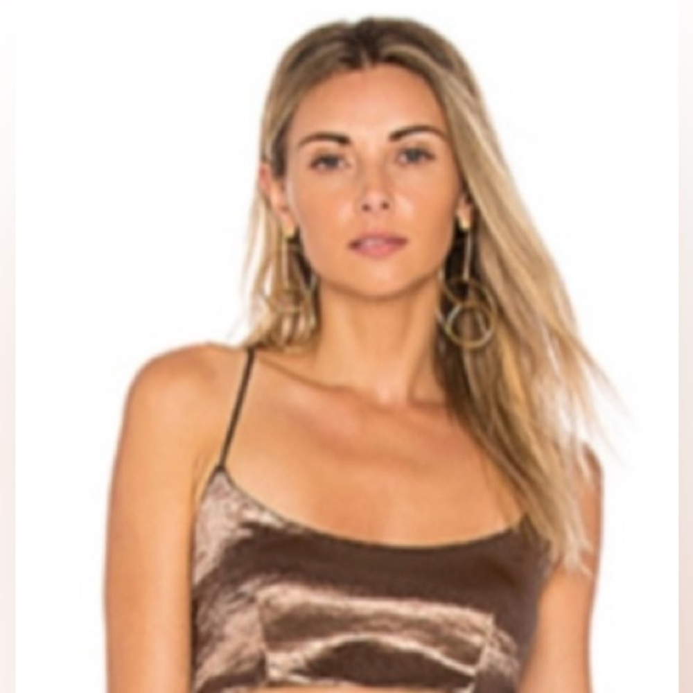 by the way. Bronze crop top